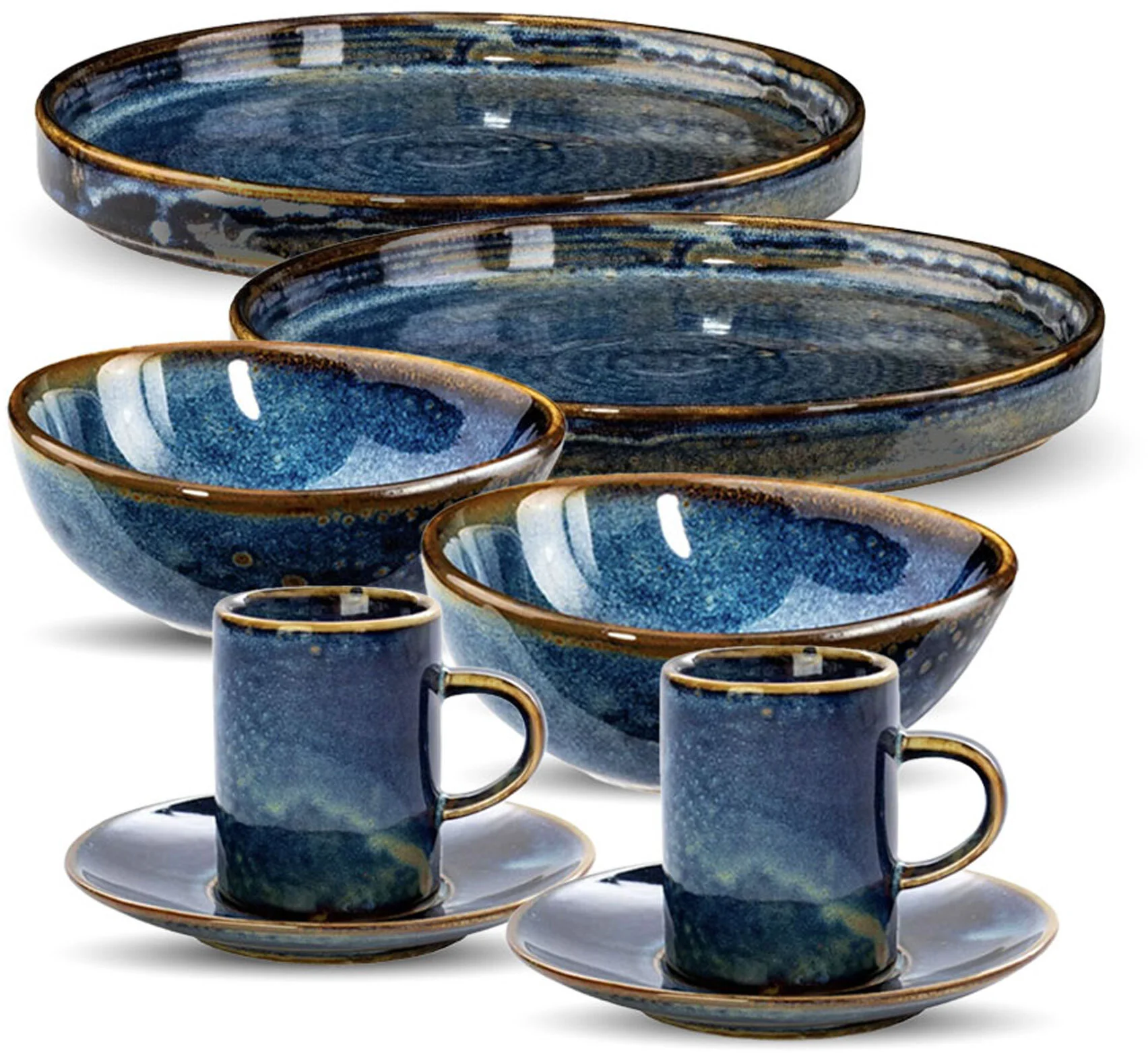 Zestaw deserowy DEEP BLUE - VERLO