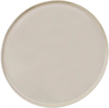 Talerz płaski okrągły 25 cm, beżowy ETER - VERLO