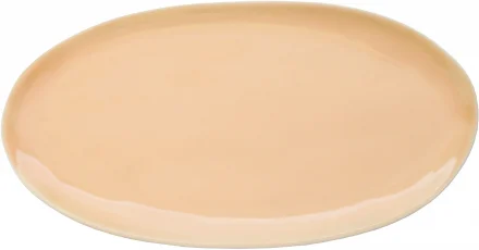 Talerz owalny 26,5x14 cm, łososiowy ETER - VERLO