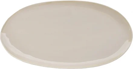 Talerz owalny 43x22,5 cm, beżowy ETER - VERLO