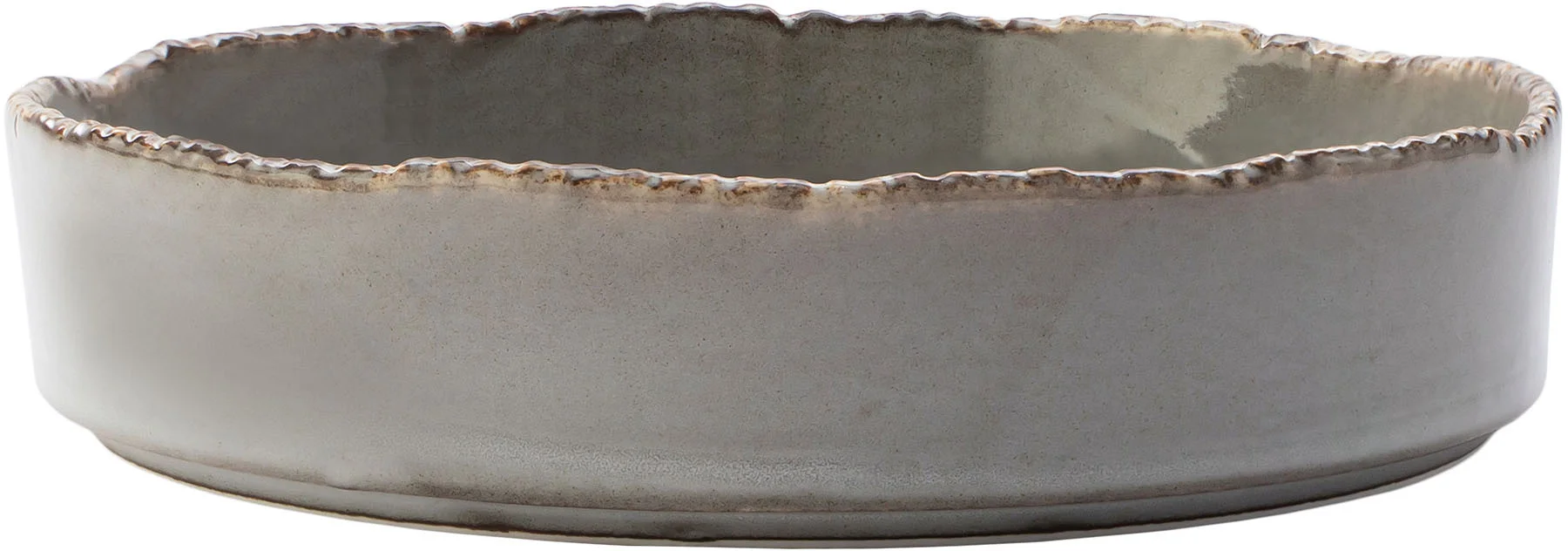 Talerz okrągły płaski 20,5 cm szary SAMTO WIKLE  - VERLO