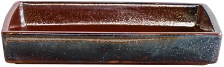 Talerz głęboki prostokątny 22,5x17,5 cm FLAME - VERLO