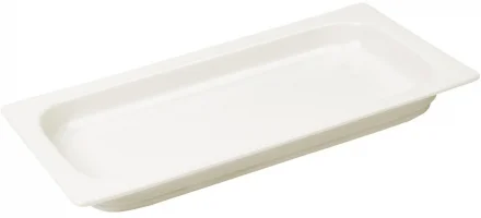 Pojemnik GN 1/3 wys. 2,2 cm z porcelany biały - VERLO