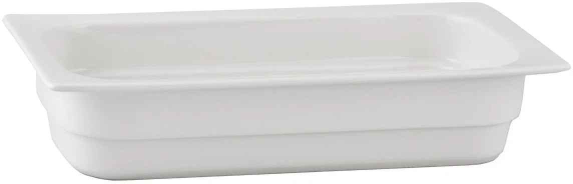 Pojemnik GN 1/3 wys. 6,5 cm z porcelany biały - VERLO