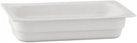Pojemnik GN 1/3 wys. 6,5 cm z porcelany biały - VERLO