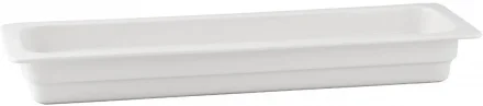 Pojemnik GN 2/4 wys. 2,2 cm z porcelany biały - VERLO