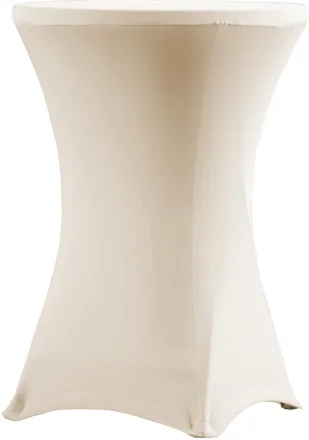 Pokrowiec na stół koktajlowy 81,3 cm beżowy - VERLO