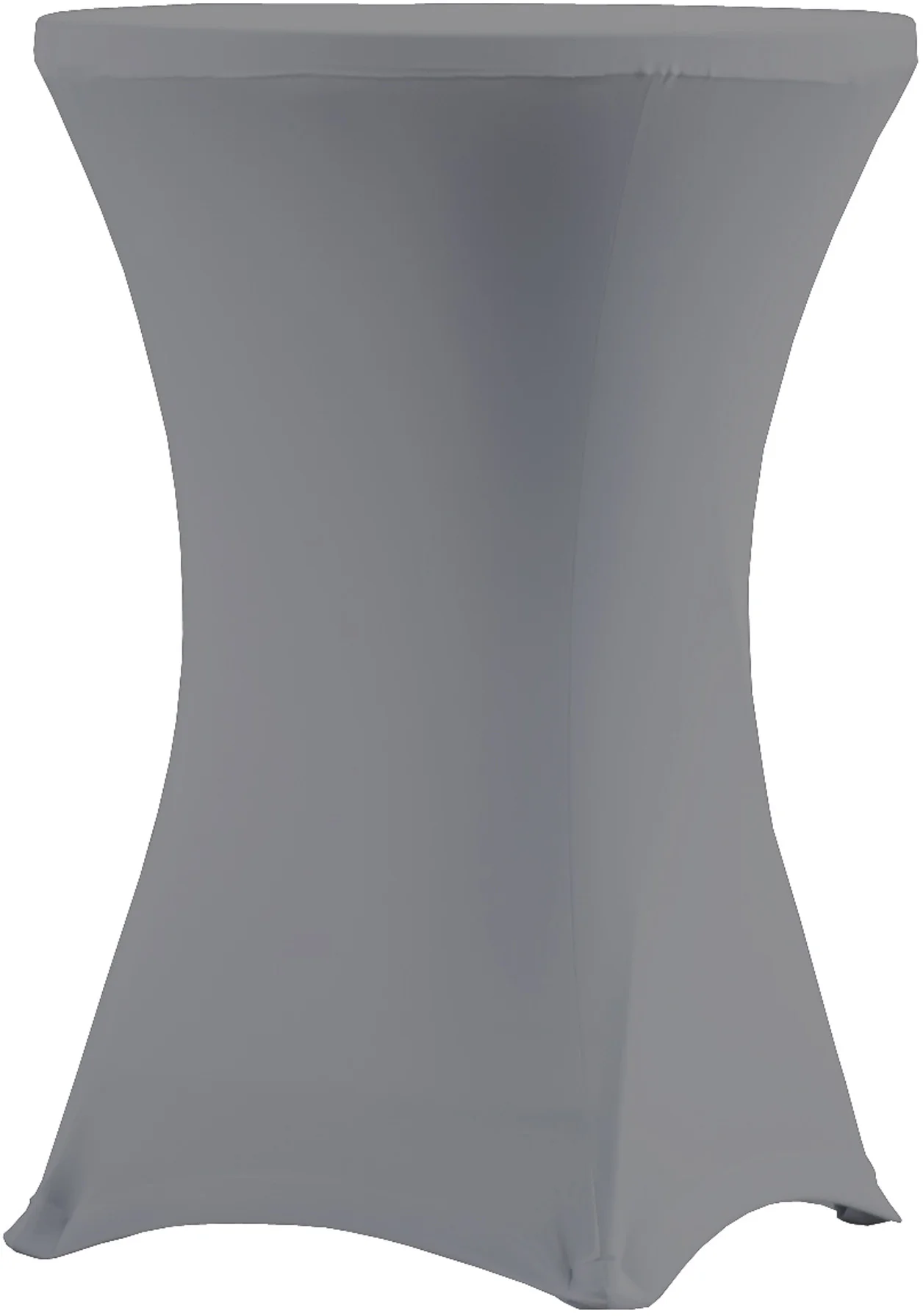 Pokrowiec na stół koktajlowy śr. 81,3 cm szary - VERLO