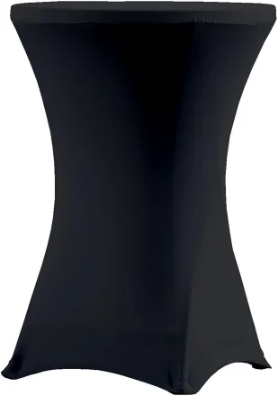 Pokrowiec na stół koktajlowy śr. 81,3 cm czarny - VERLO