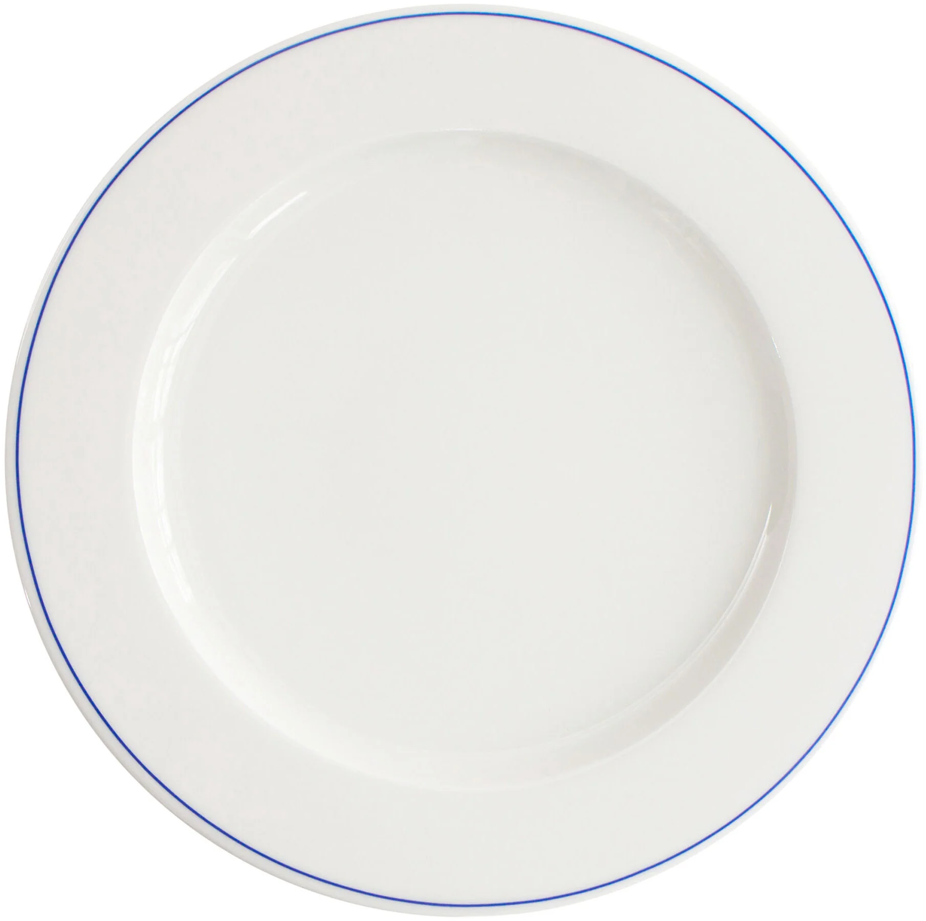 Talerz płaski 29 cm niebieskie paski FORTE MIZU I - VERLO