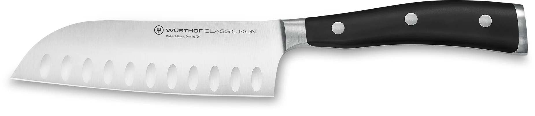 Nóż santoku 14/25,6 cm CLASSIC IKON - WÜSTHOF