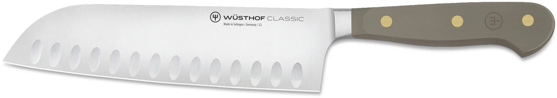 CLASSIC COLOUR Nóż Santoku 17/30,3 cm szary / WÜSTHOF