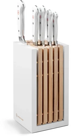 Blok z 5-oma nozami CLASSIC WHITE - WÜSTHOF