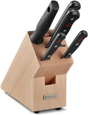 Blok z 5-oma nożami GOURMET - WÜSTHOF