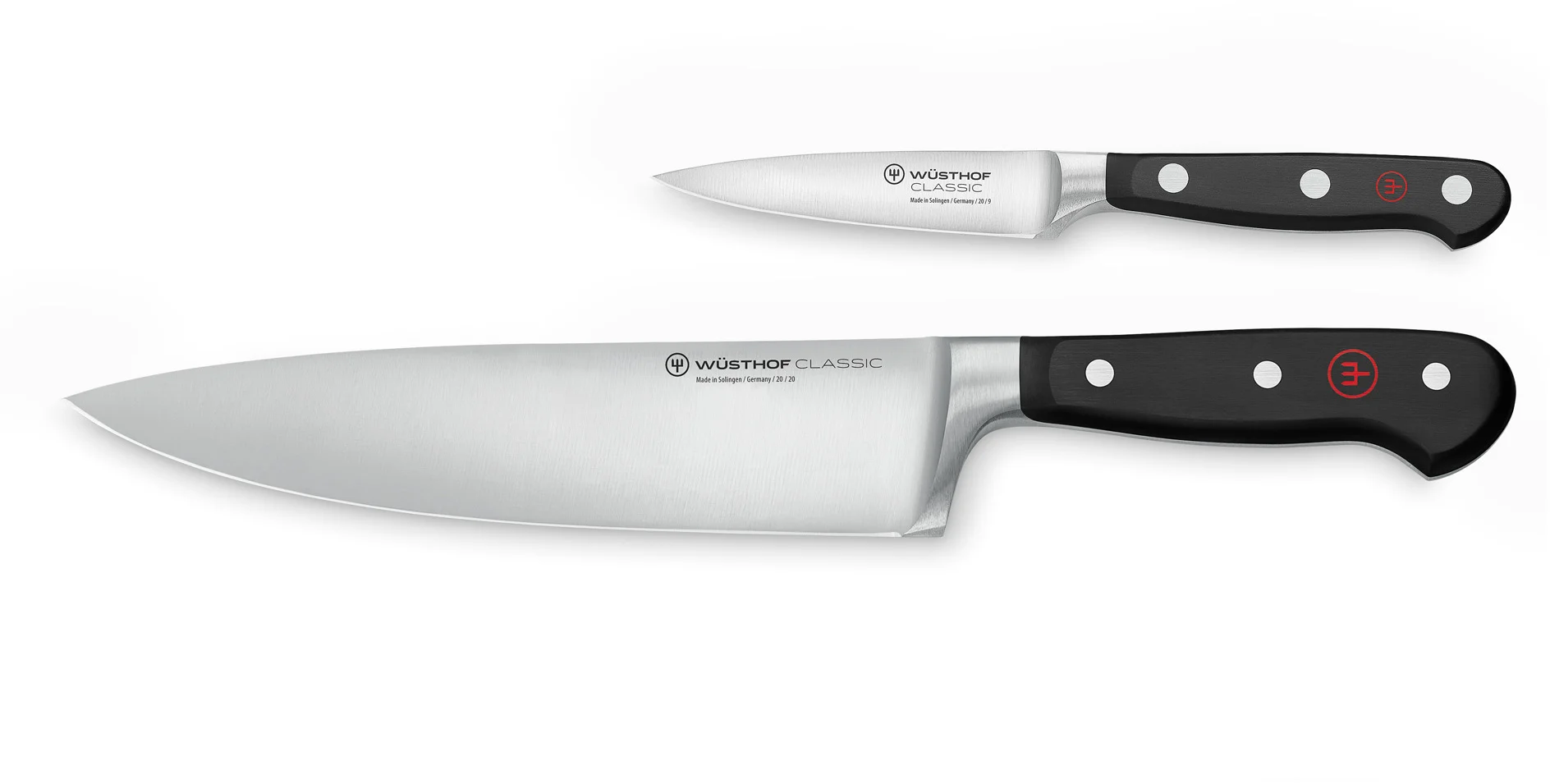 Zestaw - Nóż szefa dł. 20 cm i nóż do warzyw dł. 9 cm CLASSIC - WÜSTHOF