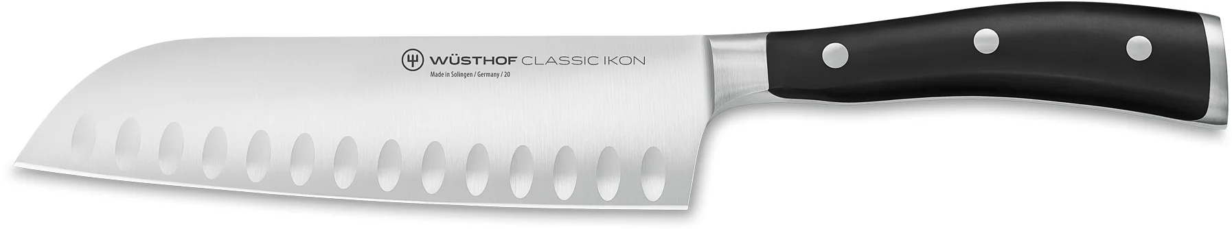 Nóż Santoku dł. 17 cm CLASSIC IKON - WÜSTHOF 