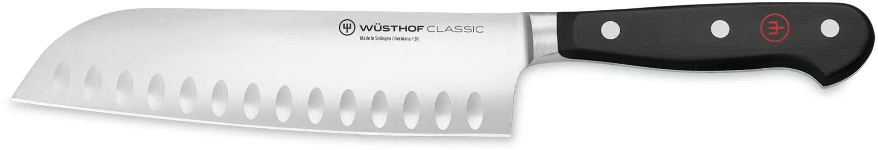 Nóż Santoku z wgłębieniami na ostrzu dł. 17 cm CLASSIC - WÜSTHOF