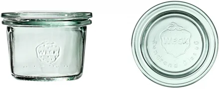 Słoik MINI-STURZ 80 ml z pokrywką - op. 12 szt - WECK