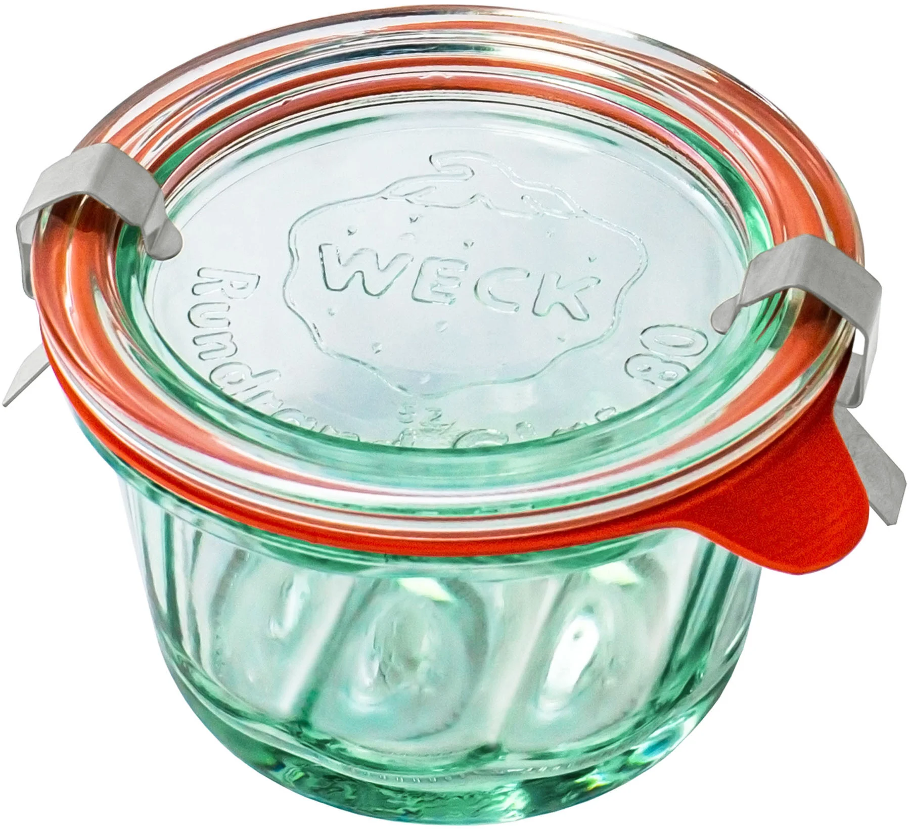 Słoik BAKERY 165 ml z pokrywką, uszczelką i 2 zapinkami - op. 12 szt  - WECK