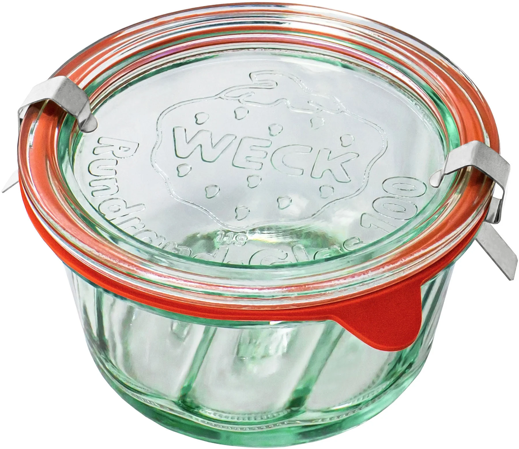 Słoik BAKERY 280 ml z pokrywką, uszczelką i 2 zapinkami - op. 6 szt  - WECK