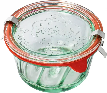 Słoik BAKERY 280 ml z pokrywką, uszczelką i 2 zapinkami - op. 6 szt - WECK