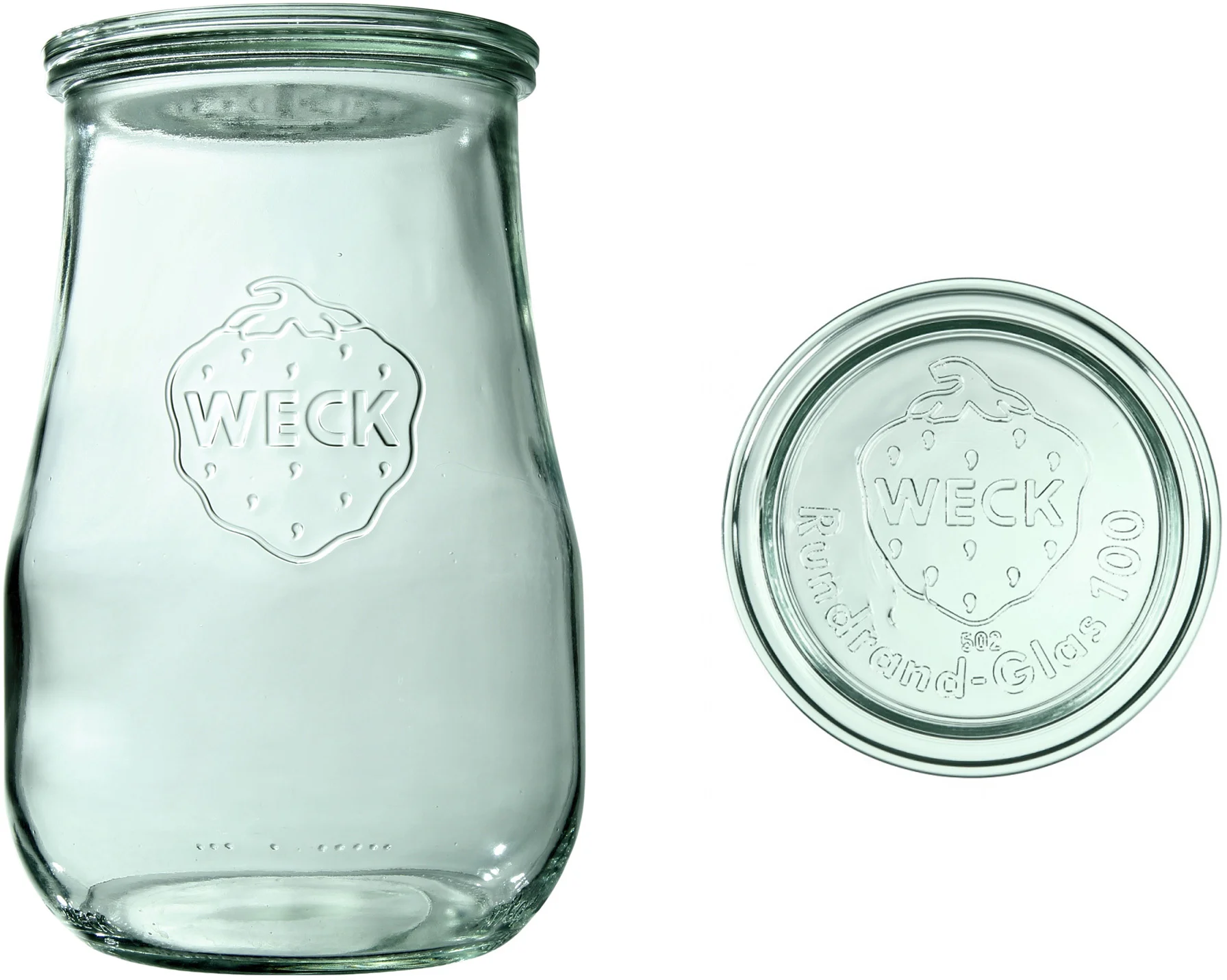 Słoik TULIP 1750 ml z pokrywką - op. 4 szt - WECK