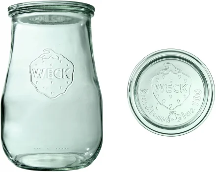 Słoik TULIP 1750 ml z pokrywką - op. 4 szt - WECK