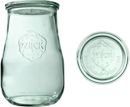 Słoik TULIP 2700 ml z pokrywką - op. 4 szt - WECK