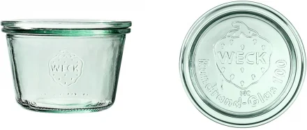 Słoik MOLD 370 ml z pokrywką - op. 6 szt - WECK