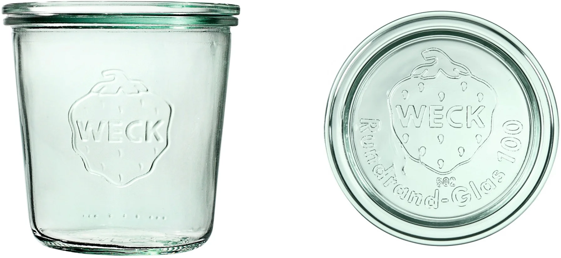 Słoik MOLD 580 ml z pokrywką - op. 6 szt - WECK