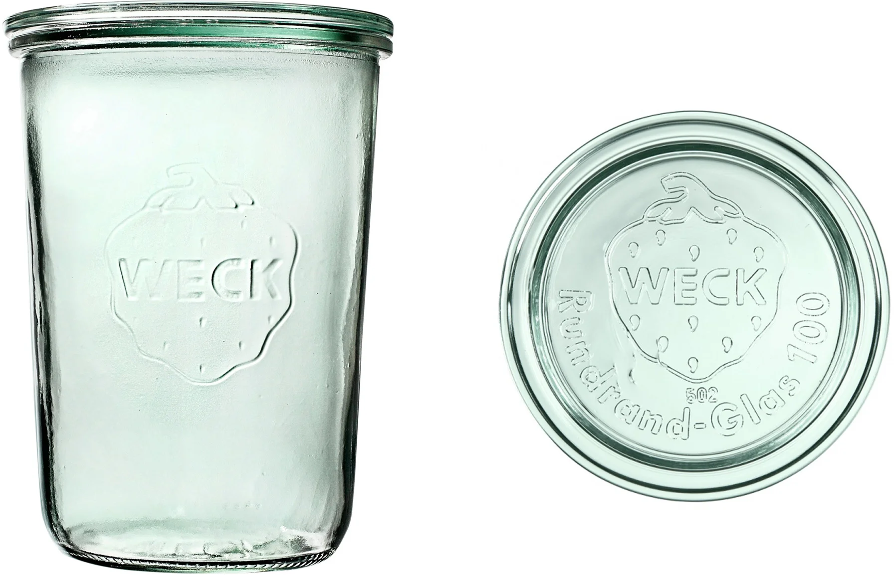 Słoik MOLD 850 ml z pokrywką - op. 6 szt - WECK