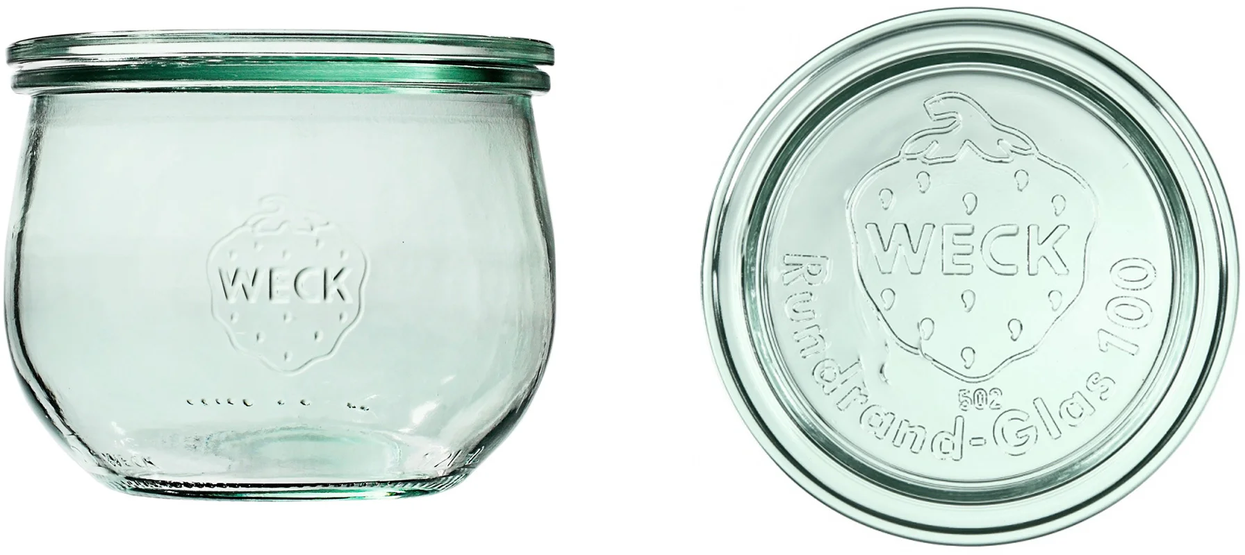 Słoik TULIP 580 ml z pokrywką - op. 6 szt - WECK