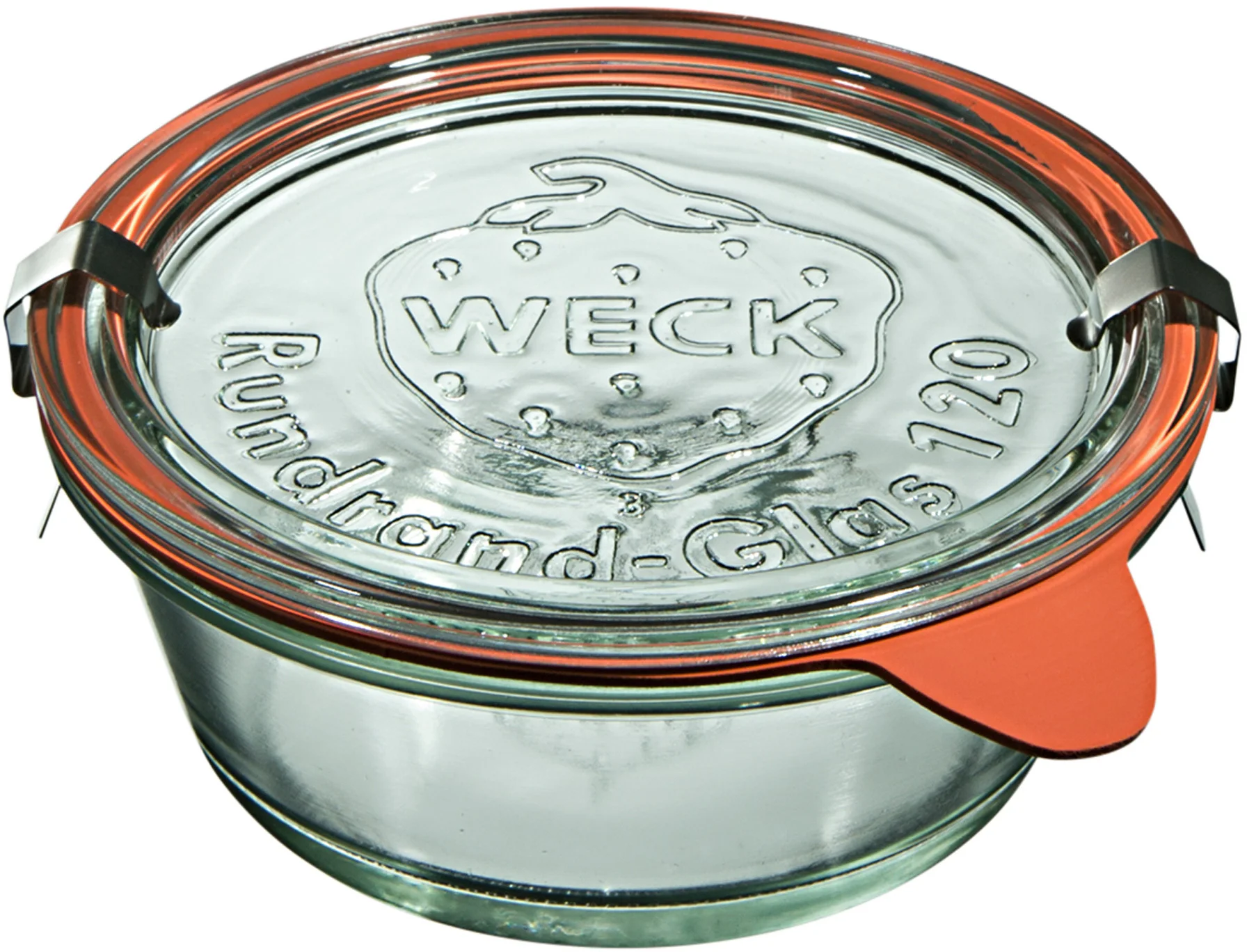 Słoik MOLD 300 ml z pokrywką, uszczelką  i 2 zapinkami - op. 6 szt - WECK
