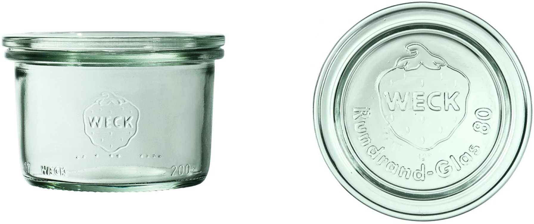 Słoik STURZ 200 ml z pokrywką - op. 12 szt - WECK