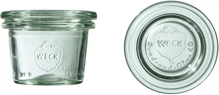 Słoik MINI-STURZ 35 ml z pokrywką - op. 12 szt - WECK
