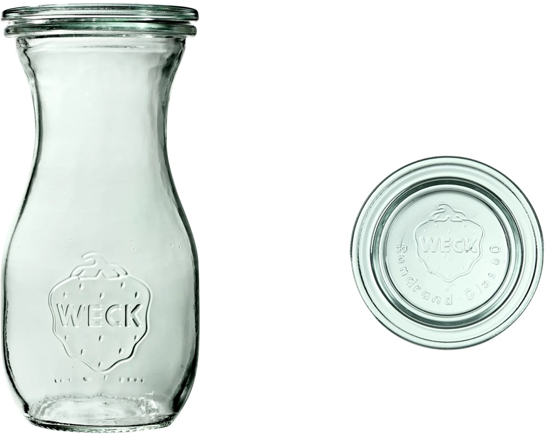 Butelka SAFTFLASCHE 290 ml z pokrywką - op. 6 szt - WECK