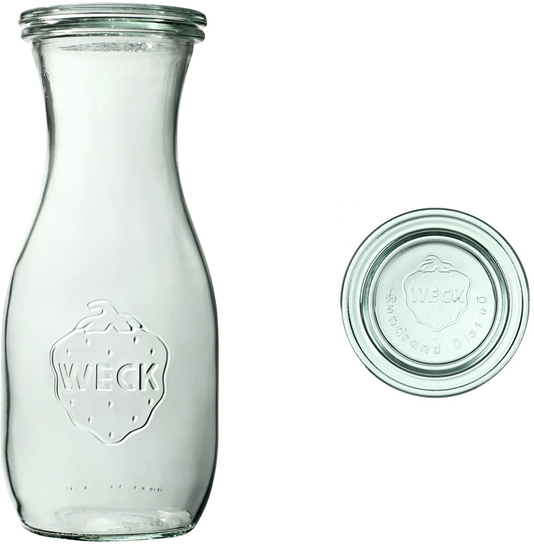 Butelka SAFTFLASCHE 530 ml z pokrywką - op. 6 szt - WECK