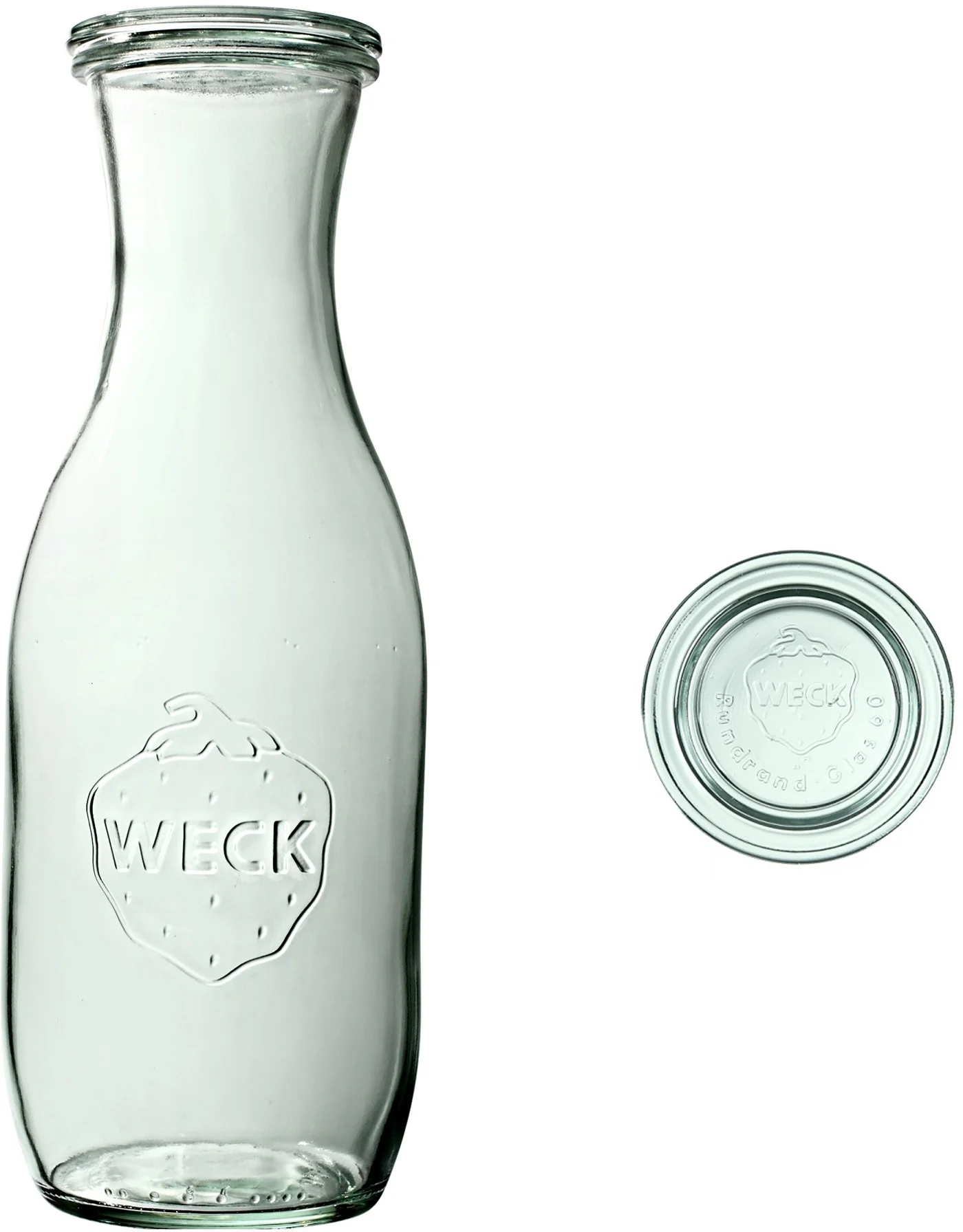 Butelka SAFTFLASCHE 1062 ml z pokrywką - op. 6 szt - WECK