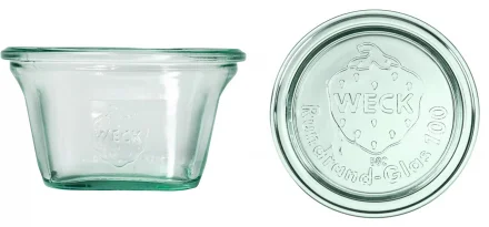 Słoik QUADRO 290 ml z pokrywką - op. 6 szt - WECK