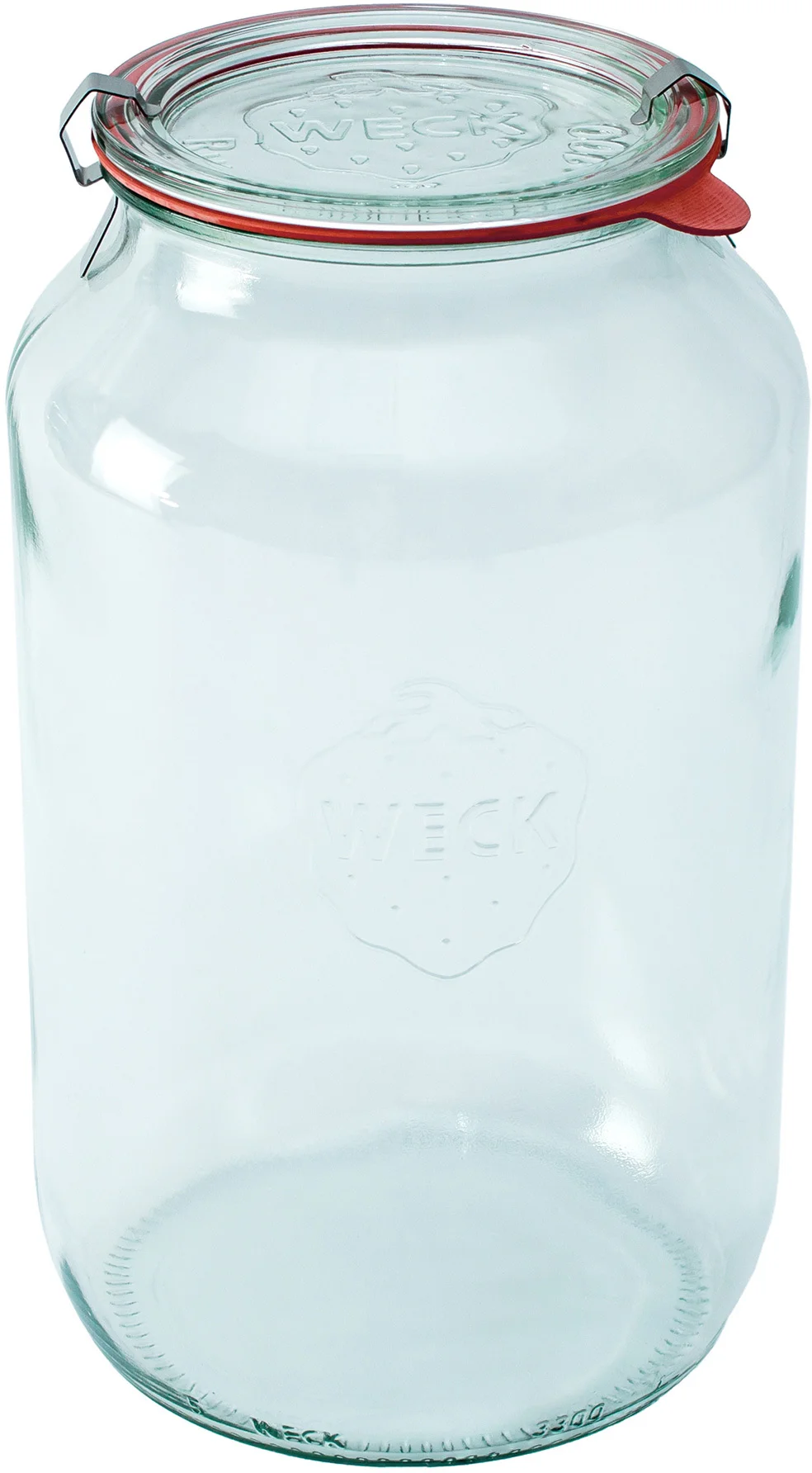 Słoik cylindryczny 3000 ml (4 szt),pok,usz, zap x2 - WECK