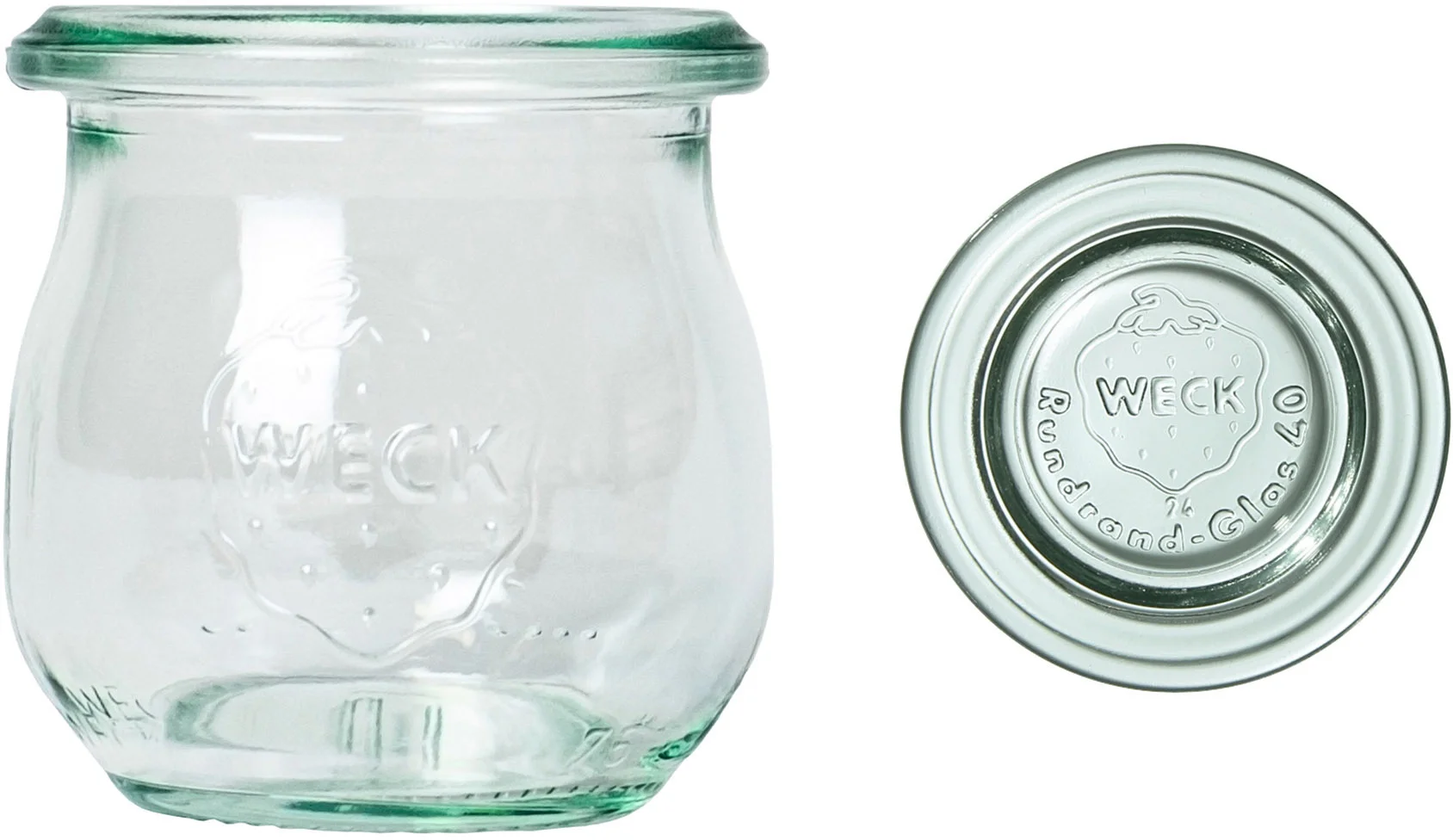 Słoik TULIP 75 ml z pokrywką - op. 12 szt - WECK