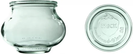 Słoik SCHMUCK 560 ml z pokrywką - op. 6 szt - WECK