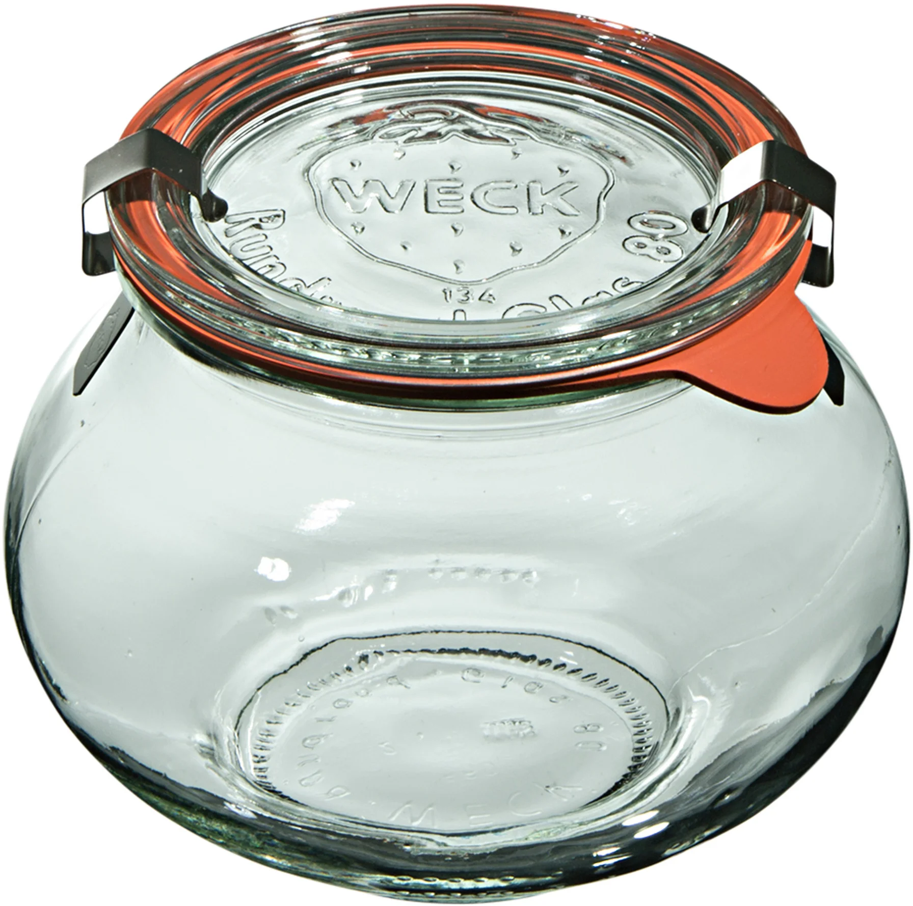 Słoik SCHMUCK 560 ml z pokrywką, uszczelką i 2 zapinkami  - op. 6 szt - WECK