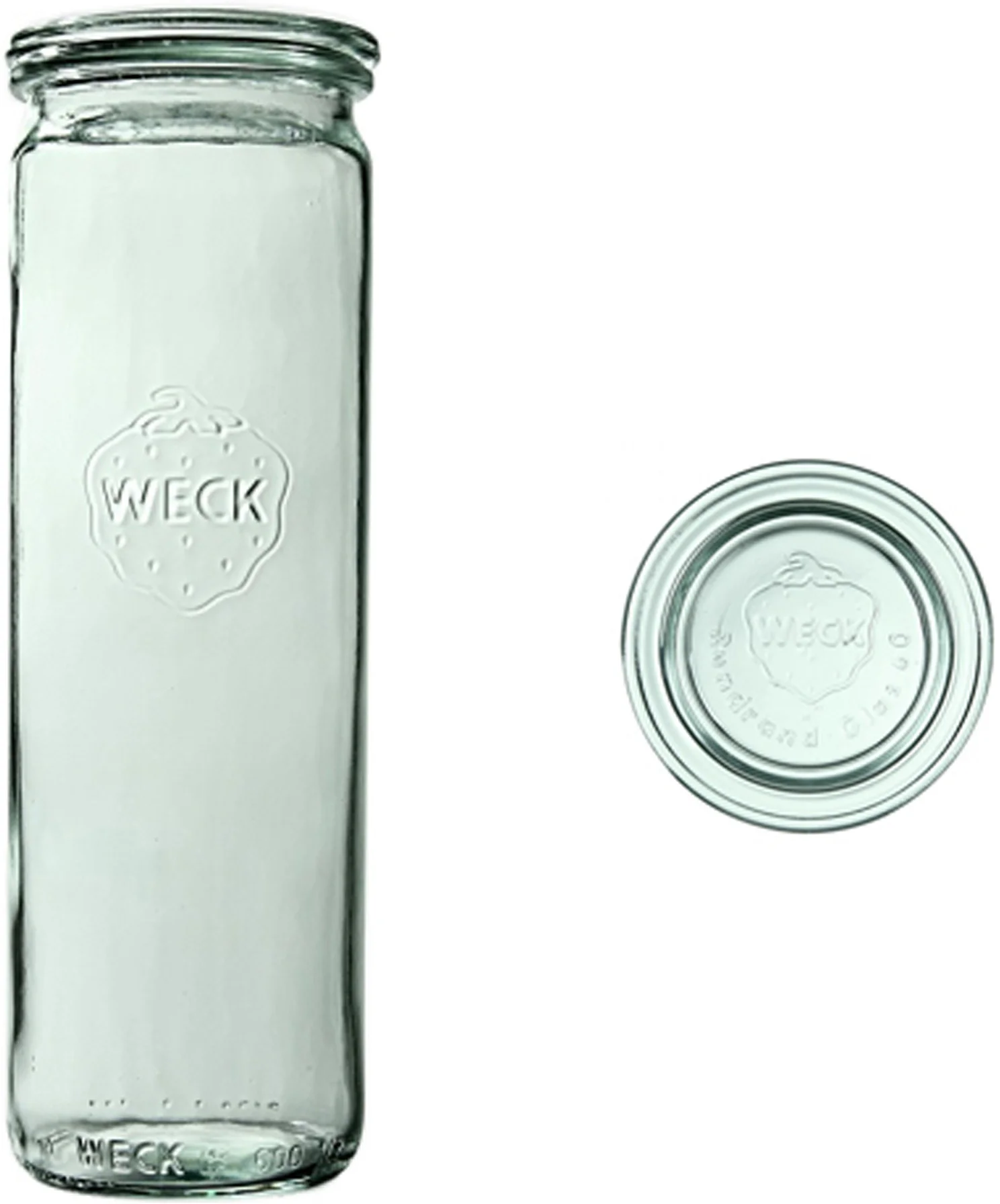 Słoik ZYLINDER 600 ml z pokrywką - op. 6 szt - WECK