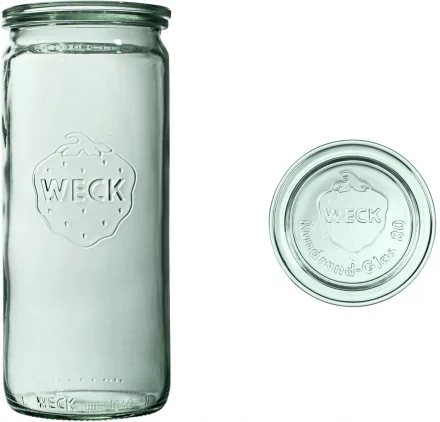Słoik ZYLINDER 1040 ml z pokrywką - op. 6 szt - WECK