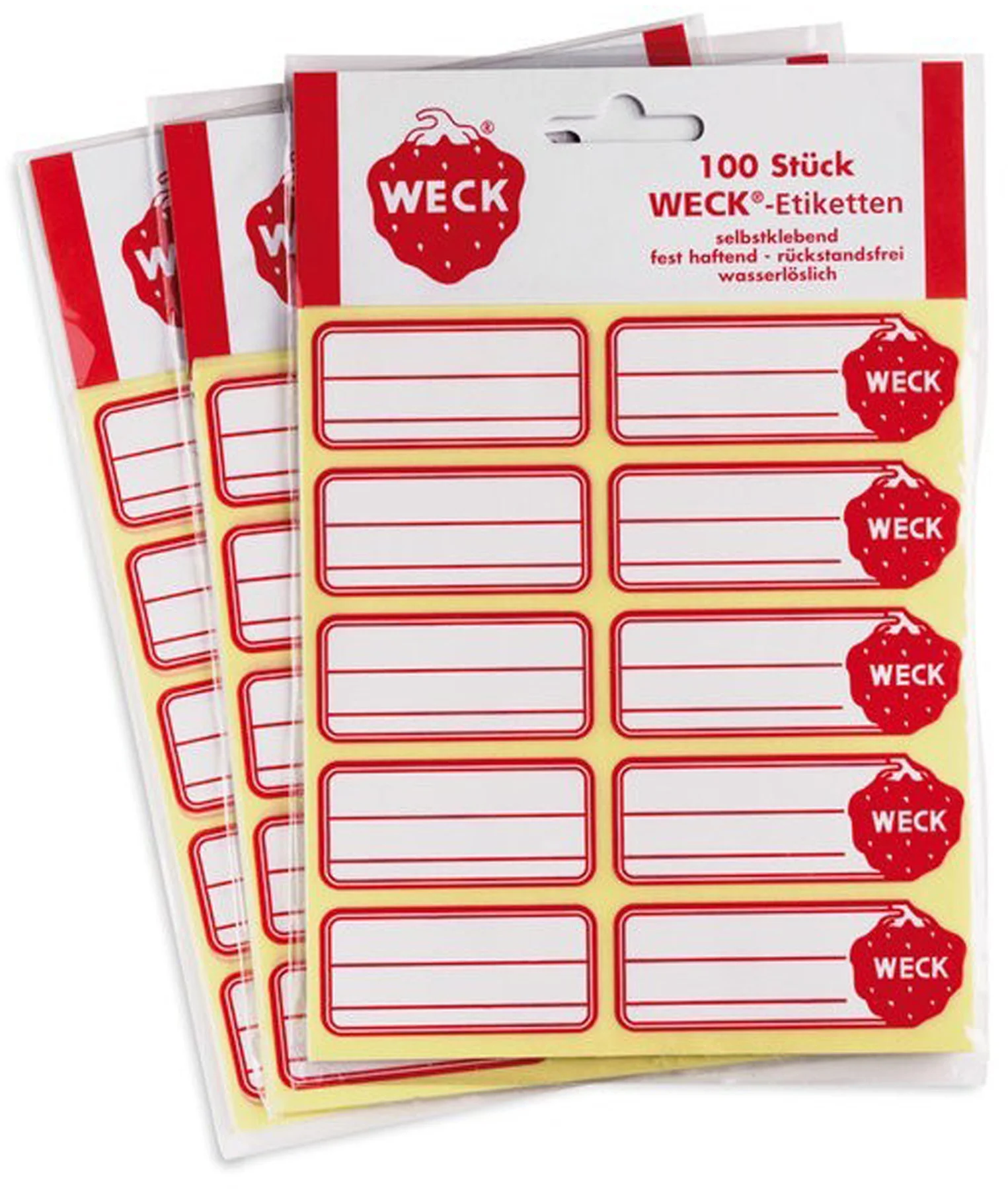 Etykiety Weck 100 szt - WECK