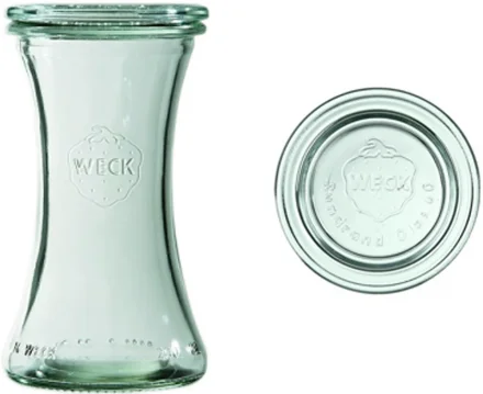 Słoik DELI 200 ml z pokrywką - op. 6 szt - WECK